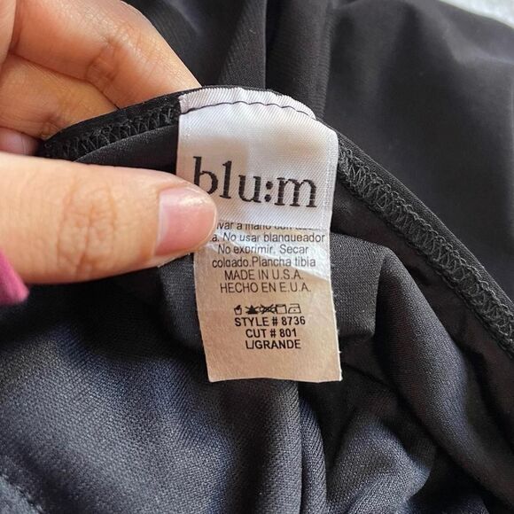 BLU:M PINK OMBRÉ SPARKLE RHINESTONE BLOUSE - Picture 3 of 4